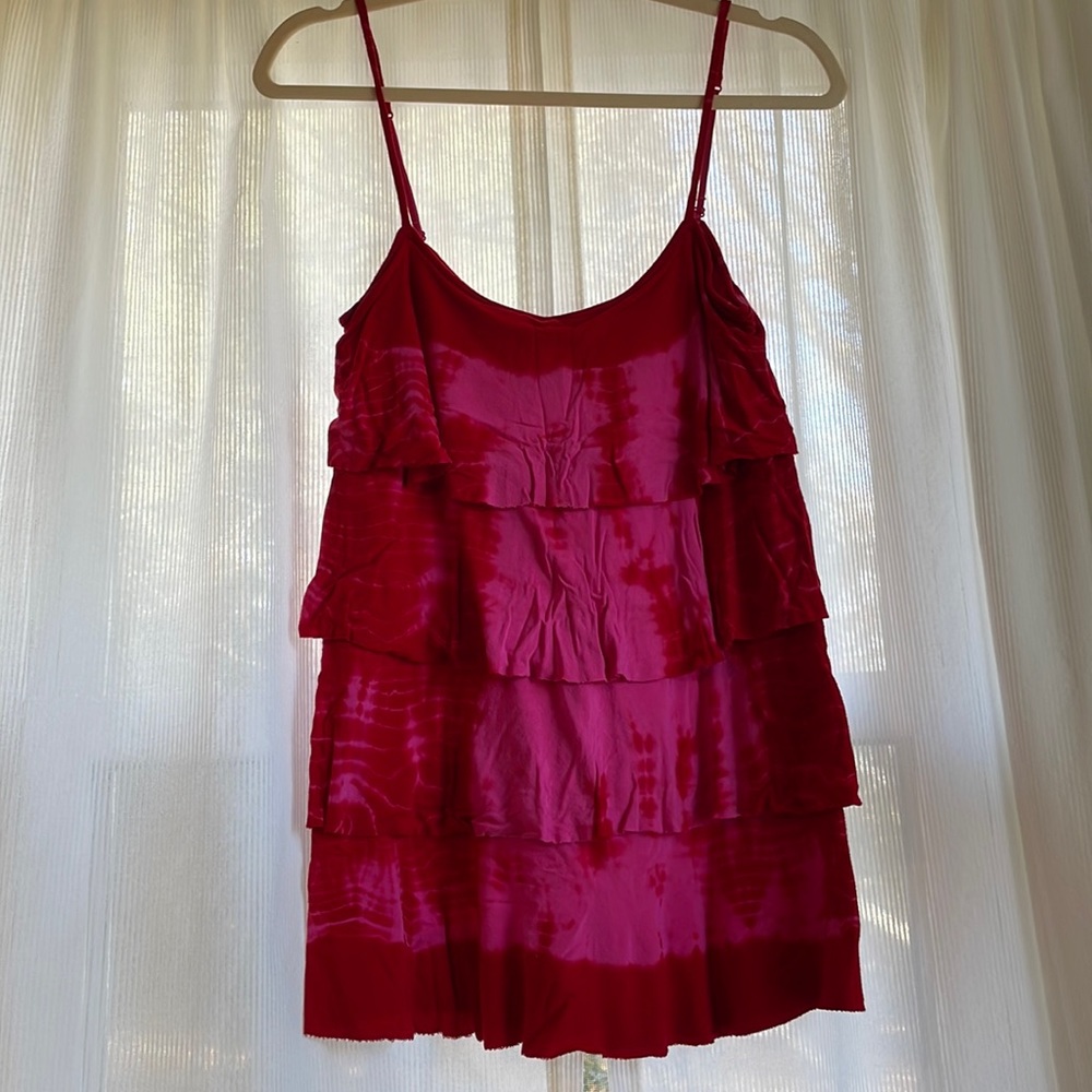 Slinky and Comfortable Layered Pink Tank